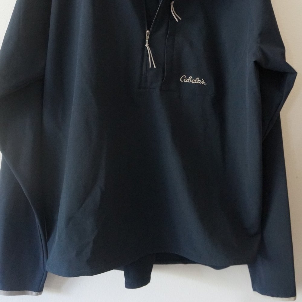 Cabela's Softshell Pullover 1/2 Zip Blue Mens XL NWT - Picture 7 of 7